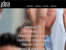 Tablet Screenshot of ideaconsultores.com